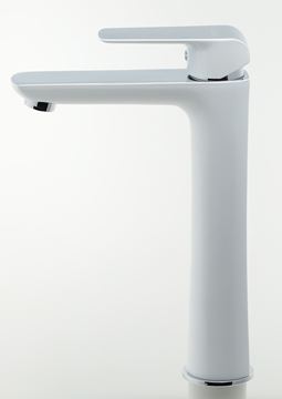 NOVASERVIS NOBLESS TINA umyvadlová stojánková baterie, bílá/chrom 38501/1,1 Obrázek - fotka
