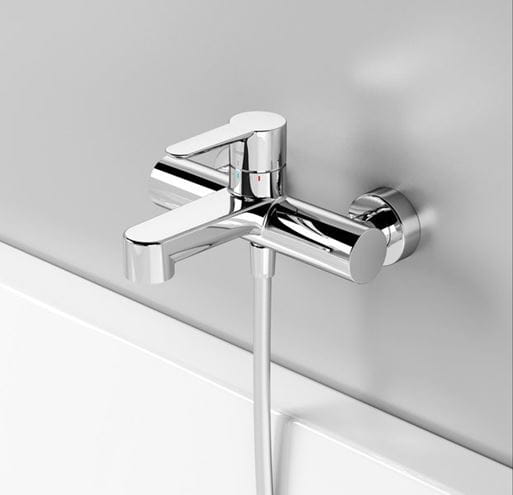 RAVAK PURI PU 022.00 vanová nástěnná baterie, s přepínačem, chrom X070115 Obrázek - fotka