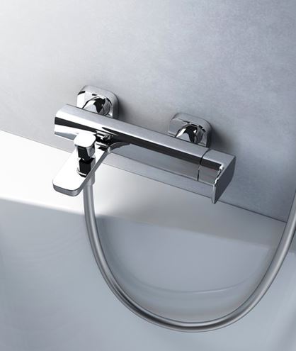 RAVAK 10° TD F 022.00 FREE vanová nástěnná baterie, s přepínačem, chrom X070131 Obrázek - fotka
