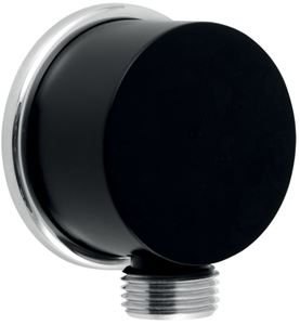 NOVASERVIS stěnový vývod sprchy 1/2", černá