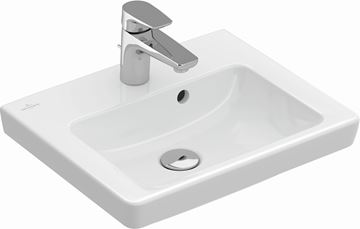 VILLEROY & BOCH SUBWAY 2.0 umývátko 45 cm, s otvorem pro baterii a přepadem 7315F501 Obrázek - fotka