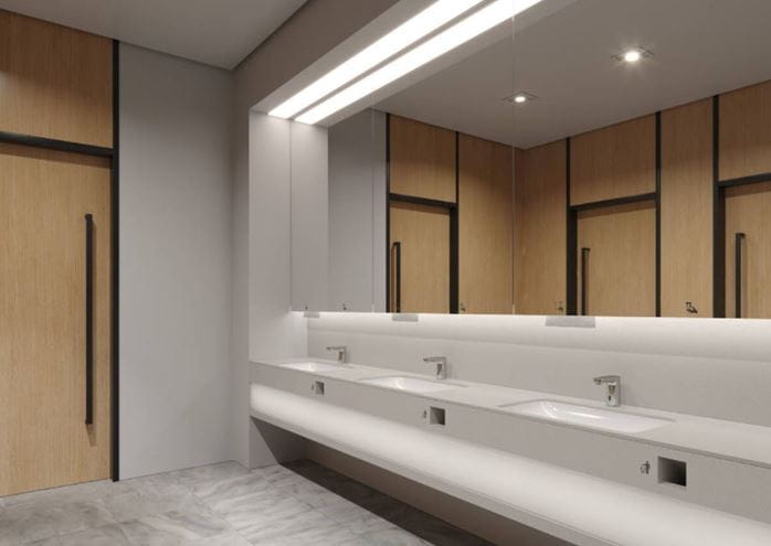 HANSGROHE VERNIS BLEND umyvadlová senzorová baterie pro jednu vodu, napájení ze sítě, EcoSmart, chrom 71501000 Obrázek - fotka