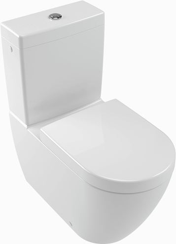 VILLEROY & BOCH SUBWAY 2.0 WC kombi mísa, zadní odpad, DirectFlush, CeramicPlus, alpská bílá 5617R0R1 Obrázek - fotka