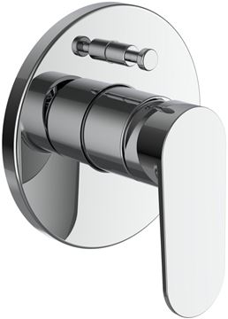 LAUFEN NEJA vanová podomítková baterie, s přepínačem, chrom