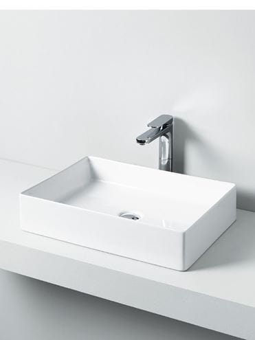 ARTCERAM SCALINO umyvadlo na desku 55 cm, bez přepadu, lesklá bílá  SCL002 01,00 Obrázek - fotka