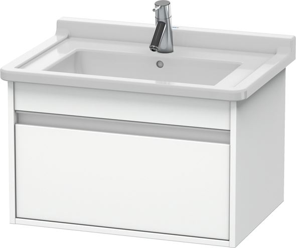 DURAVIT KETHO skříňka pod umyvadlo 65x45,5x41 cm, 1 zásuvka, White matt KT666301818 Obrázek - fotka