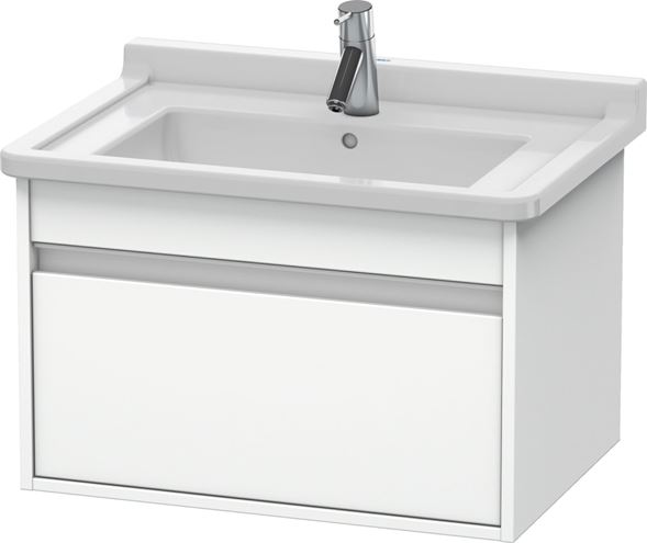 DURAVIT KETHO skříňka pod umyvadlo 80x45,5x41 cm, 1 zásuvka, White matt KT666401818 Obrázek - fotka
