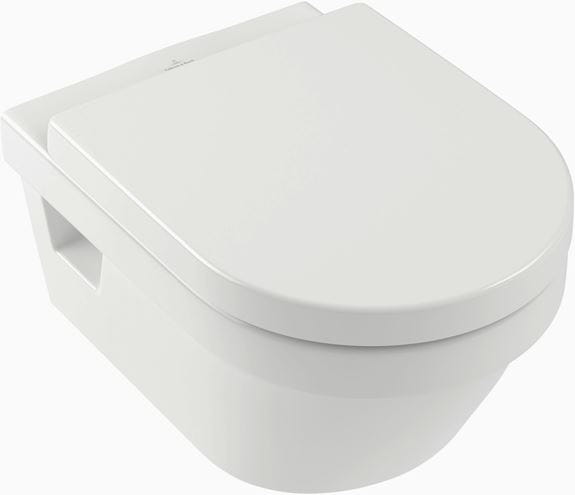 VILLEROY & BOCH ARCHITECTURA závěsné WC, se SoftClosing sedátkem, DirectFlush splachování, CeramicPlus, alpská bílá 5684HRR1 Obrázek - Hlavní obrázek