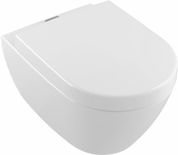 VILLEROY & BOCH SUBWAY 2.0 závěsné WC, DirectFlush splachování, CeramicPlus, alpská bílá 5614A1R1 Obrázek - fotka