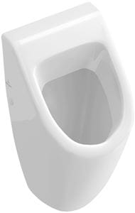 VILLEROY & BOCH SUBWAY pisoár, zadní přívod vody, alpská bílá, CeramicPlus