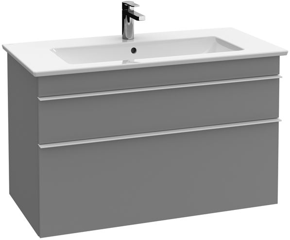 VILLEROY & BOCH VENTICELLO skříňka pod umyvadlo 75,3x50,2x59 cm, 2 zásuvky, Glossy Grey A92501FP Obrázek - fotka