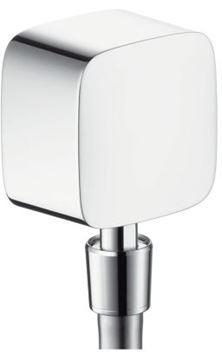 HANSGROHE FIXFIT přípojka hadice se zpětným ventilem a kulovým kloubem, chrom