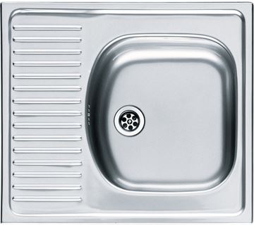 FRANKE EUROSTAR ETN 611-58 nerezový dřez 580x510 mm, otočný, odkapávač