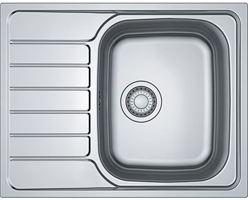 FRANKE SPARK SKN 611-63 nerezový dřez 635x500 mm, otočný, odkapávač