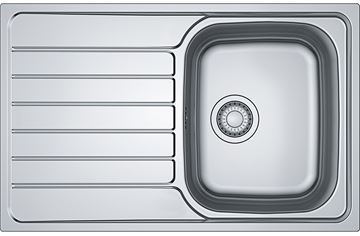 FRANKE SPARK SKN 611-79 nerezový dřez 790x500 mm, otočný, odkapávač