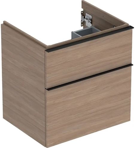 GEBERIT ICON skříňka pod umyvadlo 59,2x47,6x61,5 cm, 2 zásuvky, dub 502.303.JH.1 Obrázek - Hlavní obrázek