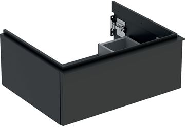 GEBERIT ICON skříňka pod umyvadlo 59,2x47,6x24,7 cm, 1 zásuvka, matná lávová