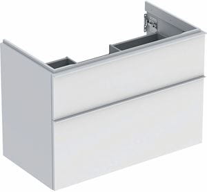 GEBERIT ICON skříňka pod umyvadlo 88,8x47,6x61,5 cm, 2 zásuvky, matná bílá