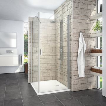 ROTH LIMAYA LINE LYSW1S 900 boční stěna 90x195 cm, brillant/čiré sklo 1135008234 Obrázek - fotka