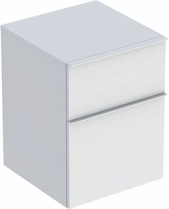 GEBERIT ICON nízká skříňka 45x47,6x60 cm, 2 zásuvky, matná bílá