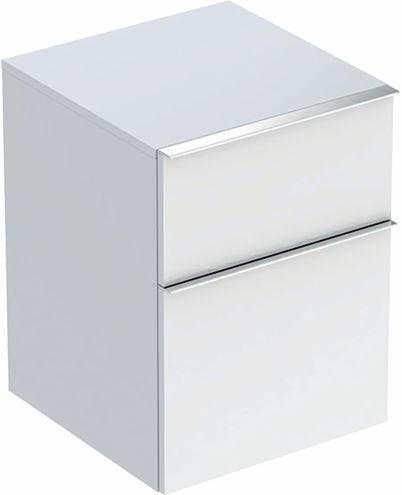 GEBERIT ICON nízká skříňka 45x47,6x60 cm, 2 zásuvky, lesklá bílá 502.315.01.2 Obrázek - Hlavní obrázek