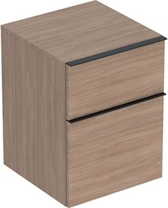 GEBERIT ICON nízká skříňka 45x47,6x60 cm, 2 zásuvky, dub