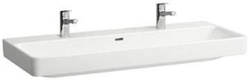 LAUFEN PRO S umyvadlo 120 cm, se 2 otvory pro baterie a přepadem