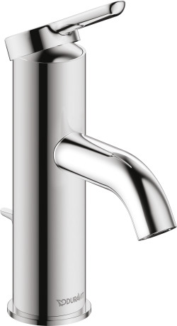 DURAVIT C.1 umyvadlová stojánková baterie, s odtokovou soupravou, chrom C11010001010 Obrázek - fotka