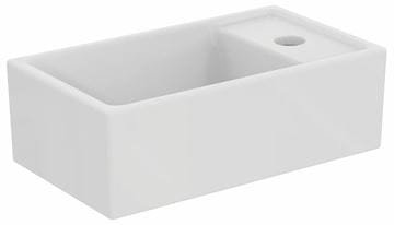 IDEAL STANDARD TEMPO umývátko 37 cm, s otvorem pro baterii vpravo, bez přepadu