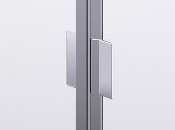 RONAL DIVERA D22K sprchové dveře 80x200 cm, zalamovací, aluchromm/čiré sklo Aquaperle D22K 080 50 07 Obrázek - fotka