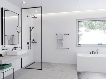 HANSGROHE CROMA 280 1JET horní sprcha pr. 280 mm, matná černá 26220670 Obrázek - fotka