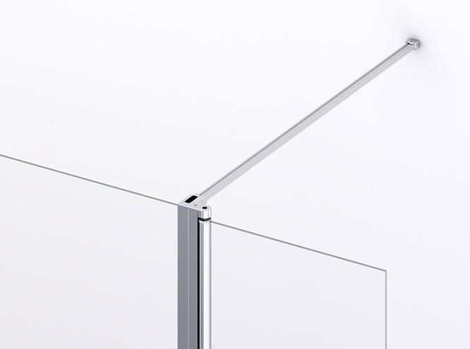 RONAL DIVERA D22WI3 stěna walk-in 110x200 cm, aluchrom/čiré sklo D22WI3 110 50 07 Obrázek - fotka