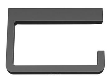 RAVAK 10° BLACK TD 400.20 držák toaletního papíru, nástěnný, matná černá X07P565 Obrázek - fotka
