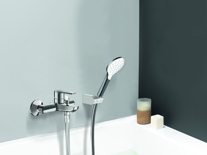 CRISTINA PRIME vanová nástěnná baterie, s přepínačem, Water Saving, chrom CRIPE10751 Obrázek - fotka
