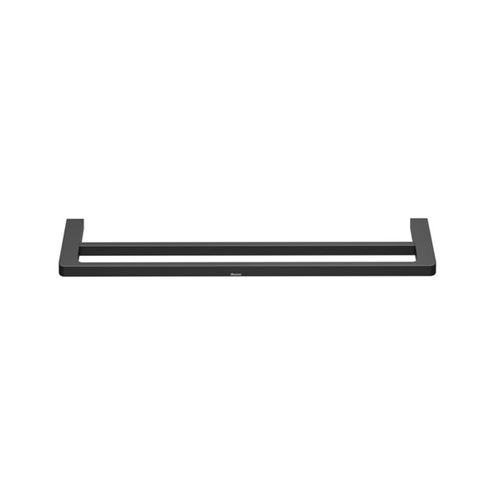 RAVAK 10° BLACK TD 320.20 držák ručníků 630 mm, dvojramenný, matná černá X07P562 Obrázek - Hlavní obrázek