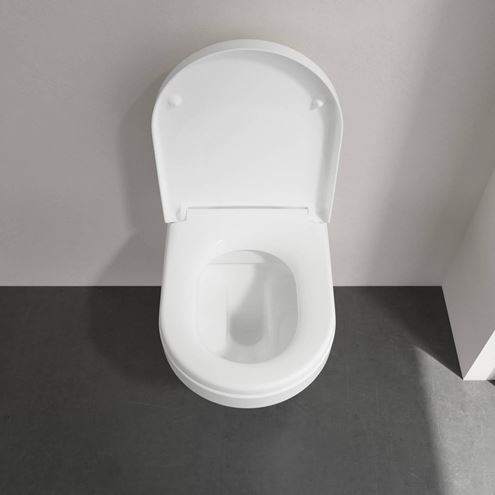 VILLEROY & BOCH ARCHITECTURA závěsné WC, se SoftClosing sedátkem, DirectFlush splachování, alpská bílá 4694HR01 Obrázek - fotka