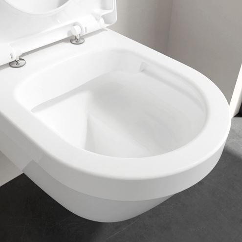 VILLEROY & BOCH ARCHITECTURA závěsné WC, se SoftClosing sedátkem, DirectFlush splachování, alpská bílá 4694HR01 Obrázek - fotka