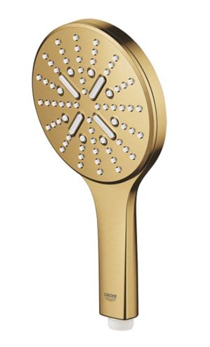 GROHE RAINSHOWER SMARTACTIVE 130 ruční sprcha pr. 130 mm, 3 proudy, Water Saving, kartáčovaný cool sunrise 26574GN0 Obrázek - fotka