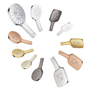 GROHE RAINSHOWER SMARTACTIVE 130 ruční sprcha pr. 130 mm, 3 proudy, Water Saving, kartáčovaný cool sunrise 26574GN0 Obrázek - fotka