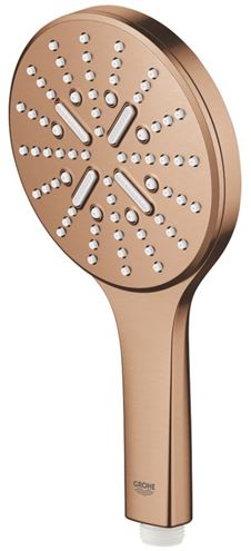 GROHE RAINSHOWER SMARTACTIVE 130 ruční sprcha pr. 130 mm, 3 proudy, Water Saving, kartáčovaný warm sunset 26574DL0 Obrázek - fotka