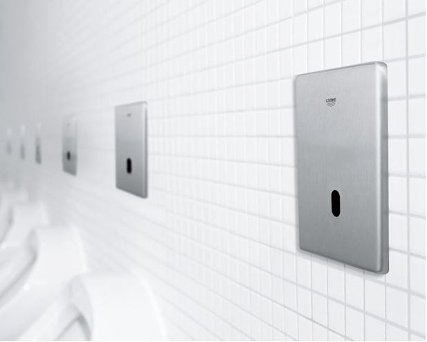 GROHE TECTRON SKATE senzorový splachovač pisoárů, napájení ze sítě, kartáčovaný nerez 37321SD1 Obrázek - fotka
