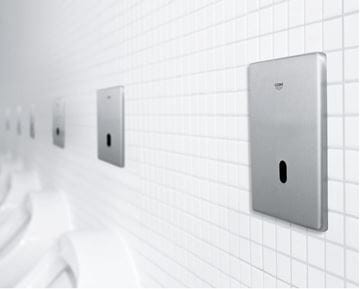 GROHE TECTRON SKATE senzorový splachovač pisoárů, napájení ze sítě, kartáčovaný nerez 37321SD1 Obrázek - fotka