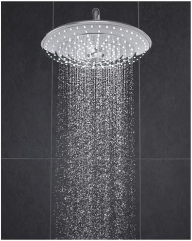 GROHE EUPHORIA SYSTEM 310 sprchový set s termostatickou baterií, horní sprcha, ruční sprcha se 3 proudy, tyč, hadice, chrom 26849000 Obrázek - fotka