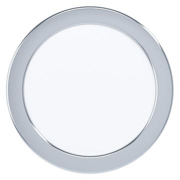 EGLO FUEVA 5 stropní LED svítidlo, 4000 K, 1350 lm, 166 mm, chrom