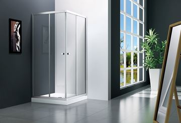 EASY NEO T54280 sprchový kout 80x80 cm, rohový vstup, posuvné dveře, chrom/sklo transparent T54280 Obrázek - fotka