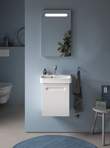 DURAVIT NO.1 umývátko 45 cm, s otvorem pro baterii a přepadem 07434500002 Obrázek - fotka