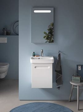 DURAVIT NO.1 umývátko 45 cm, s otvorem pro baterii a přepadem 07434500002 Obrázek - fotka