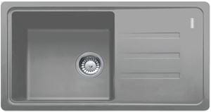 FRANKE MALTA BSG 611-78/39 fragranitový dřez 780x435 mm, otočný, odkapávač, šedý kámen