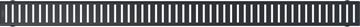 ALCA perforovaný rošt PURE BLACK 644 mm, matná černá