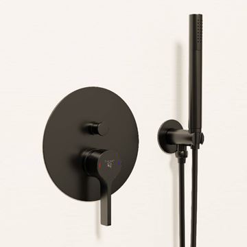 STEINBERG 280 vanová podomítková baterie, s přepínačem, matt black 280 2103 3 S Obrázek - fotka